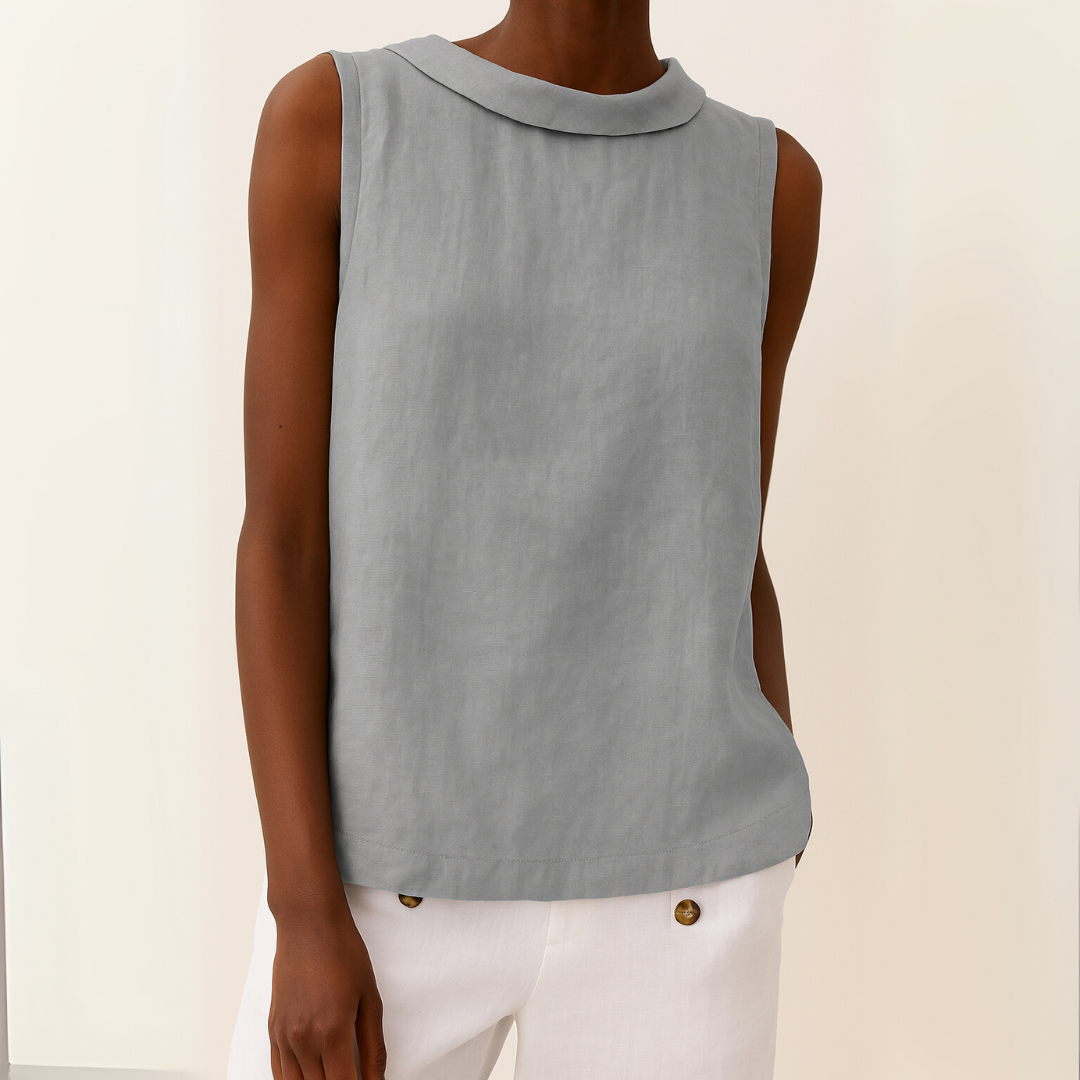 Denise | Sleeveless top with elegant design