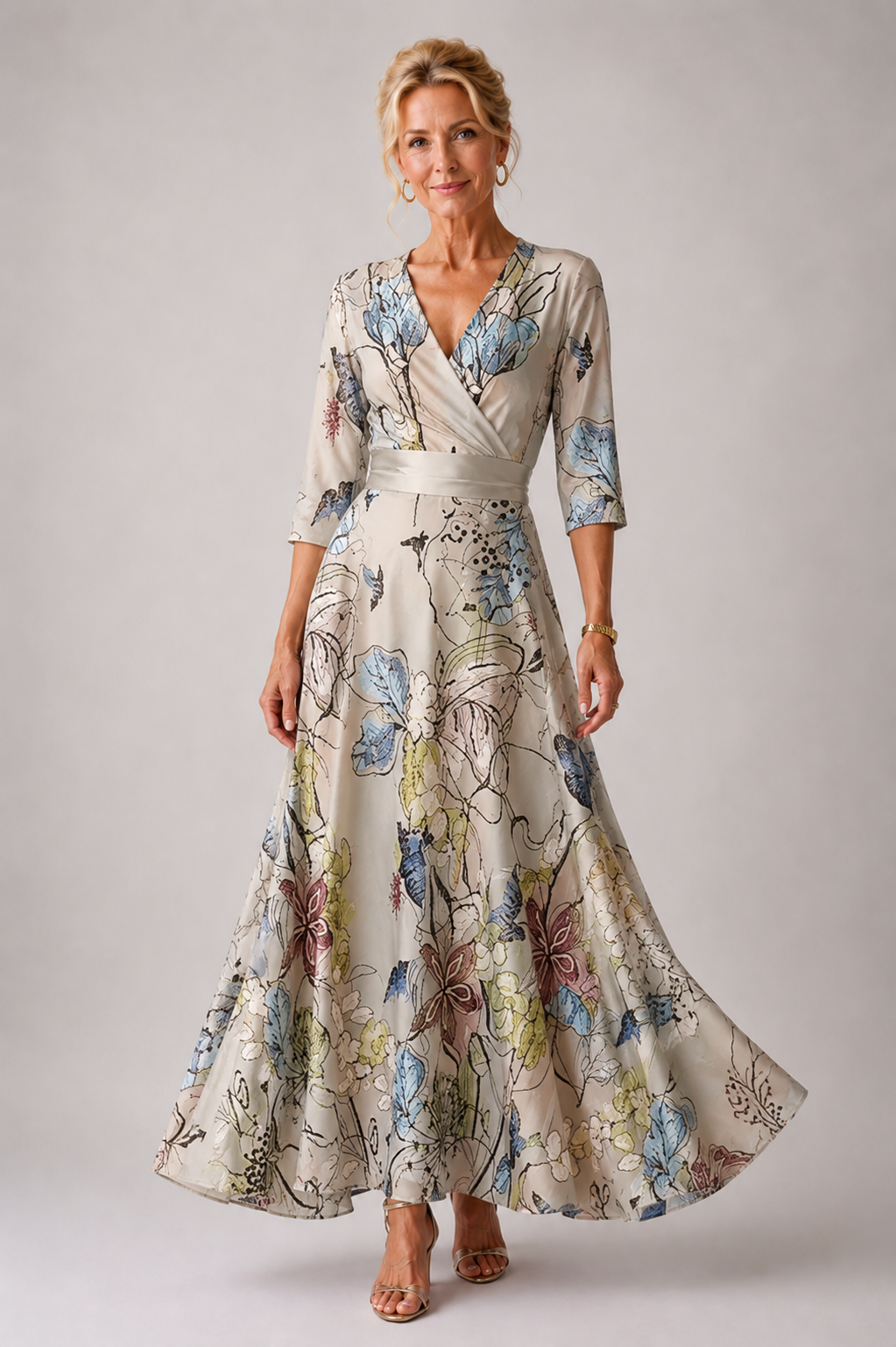 Ysanna | Chic Dress with Floral Print