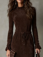 Ella | Drawstring Midi Dress