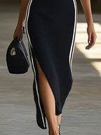 Addon – maxi dress with ribs