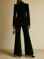 Violetta - Luxe Velvet Power Suit