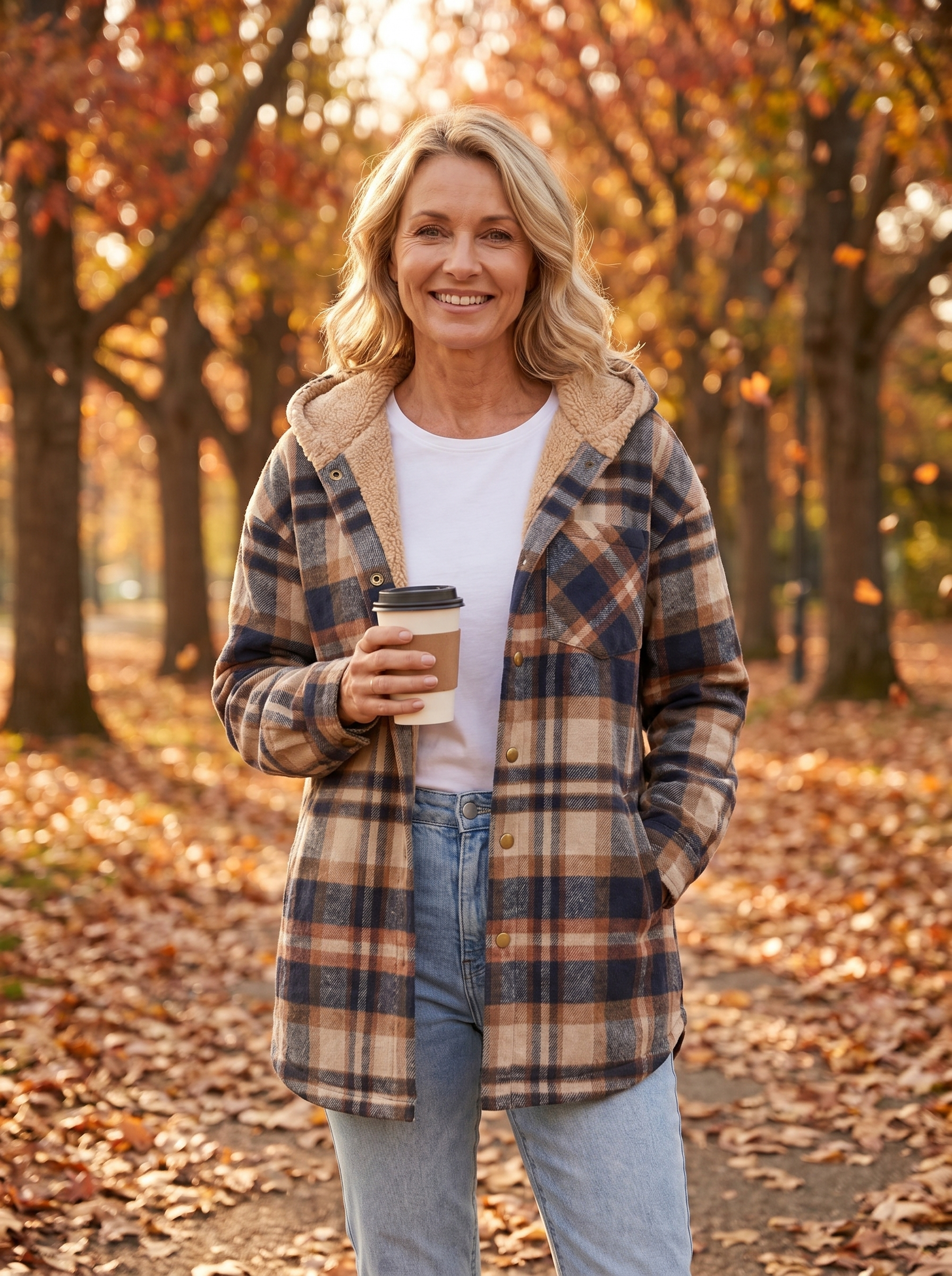 Teddy Bear Cozy Flannel Jacket