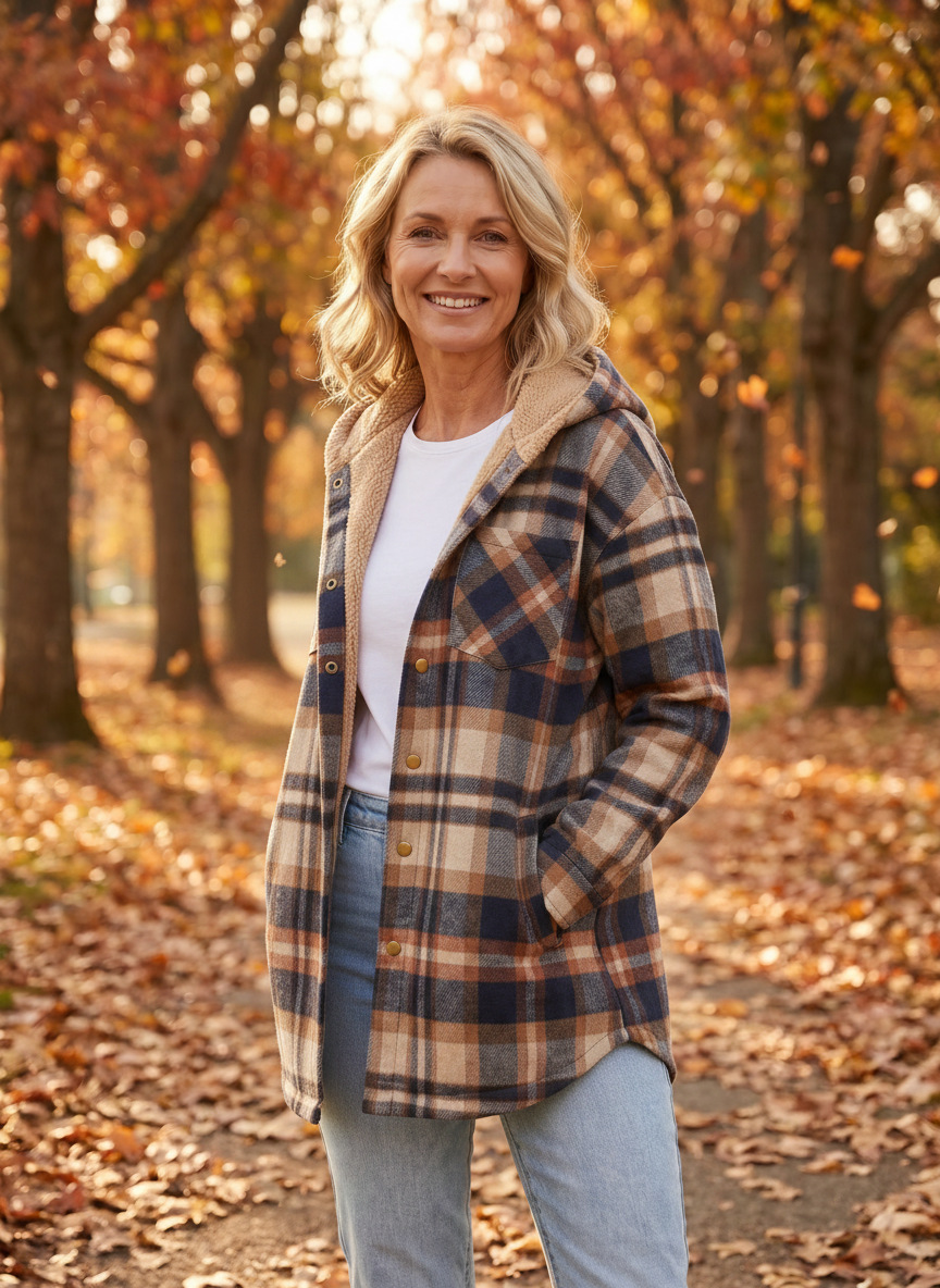 Teddy Bear Cozy Flannel Jacket
