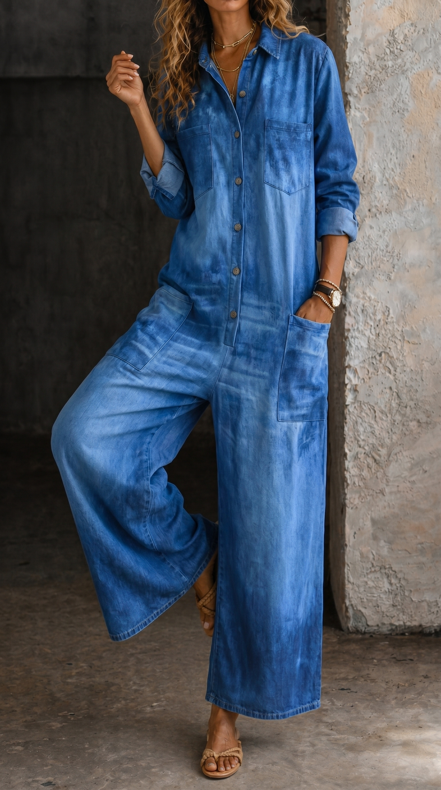 Vivienne | Casual Denim Jumpsuit