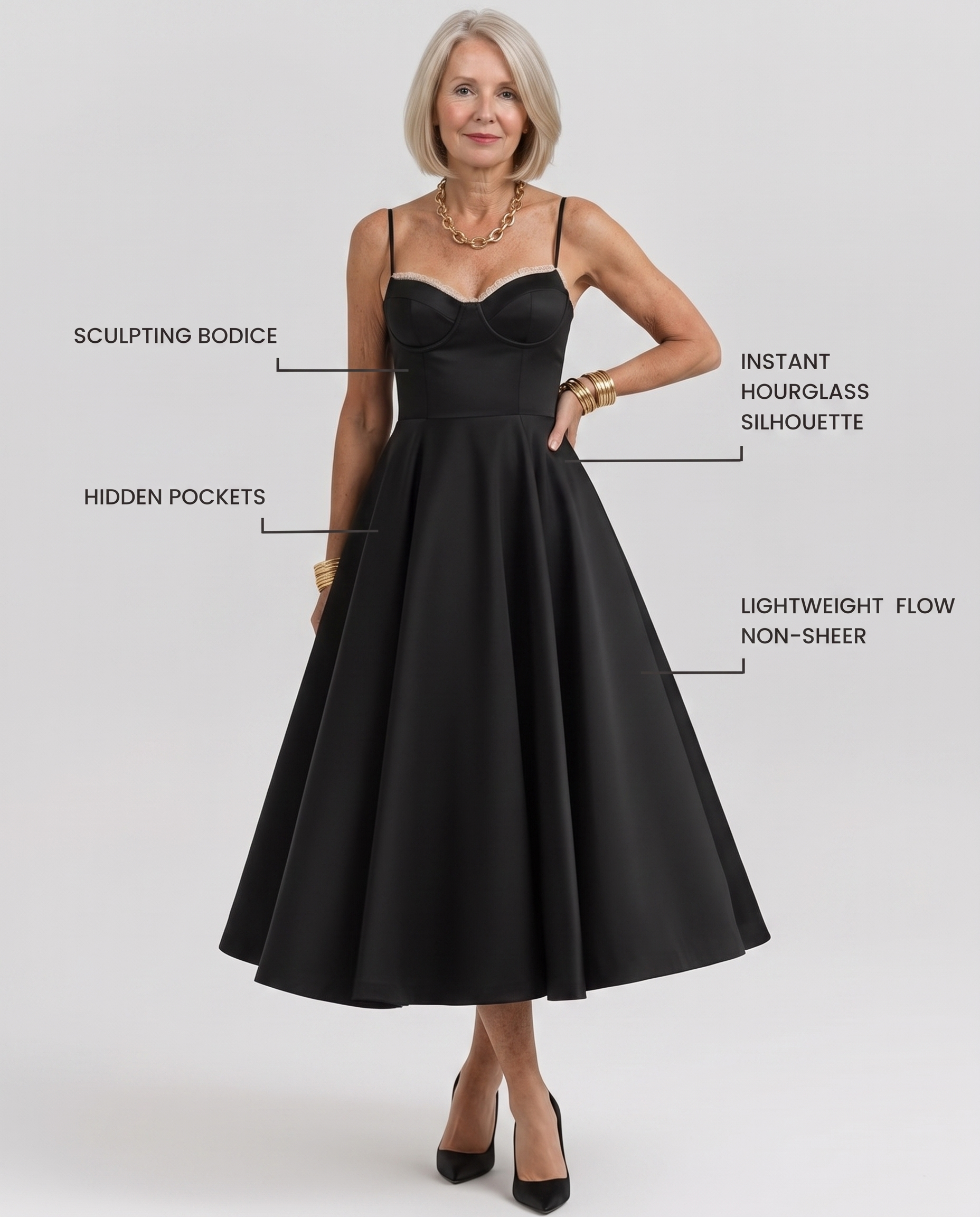 SELENE | Midi Dress