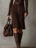 Willow | Zipper Midi Dress