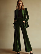 Violetta - Luxe Velvet Power Suit